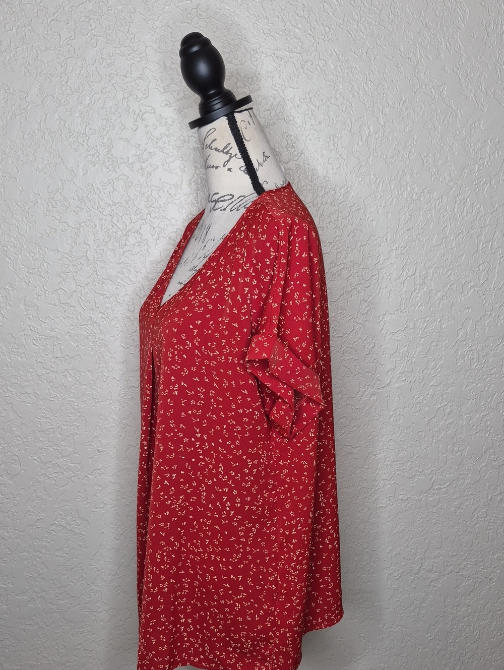 Que Zhu Multicolored Short Sleeve Shirt Size L - Picture 2 of 8